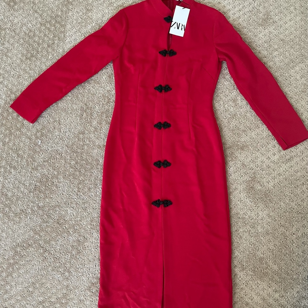Zara Red dress- Nice for Christmas